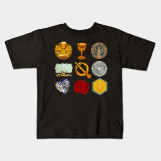 Outlander book emblems Kids T-Shirt